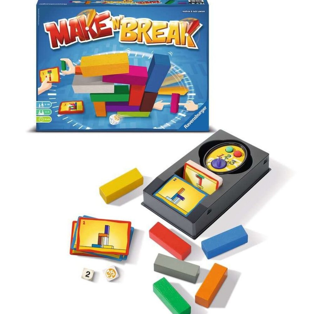 Ravensburger Make 'N' Break Family Board Game New Sealed